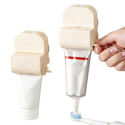 Toothpaste Squeezer，Toothpaste Tube Squeezer Tool Toothpaste Dispenser 2 Pack