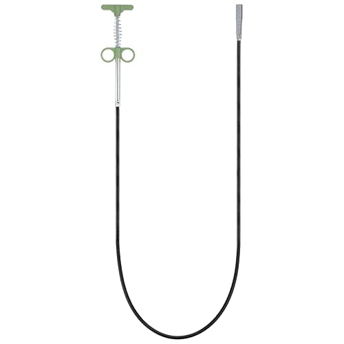 HARFINGTON Flexible Grabber Claw Pick Up Tool 35 Inch 4 Claws Stainless Steel Sewer Cleaning Hook Unclog Sink Sewer Hair Drain Cleaner Tool Sink Unclogger for Toilet Bathtub Sewer Green - color: Green, size: 35 Inch