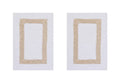 Better Trends 100% Cotton Hotel Collection Bath Mats Set, White & Sand Mats - Tufted, Reversible & Absorbent & Machine Washable 2 Piece Bathroom Rug Set, Shower & Sink Bath Rug - color: White & Sand, size: 2 Piece Set (17" x 24" | 17" x 24")