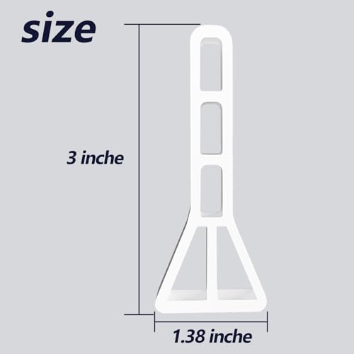 Raycity 3" High Shower Threshold Water Dam 59 IN Collapsible Shower Water Splash Guard for Curbless Shower Threshold Barrier Water Stopper for Wet and Dry Separation Bathroom and Kitchen (White) - color: White, style: 59 inch