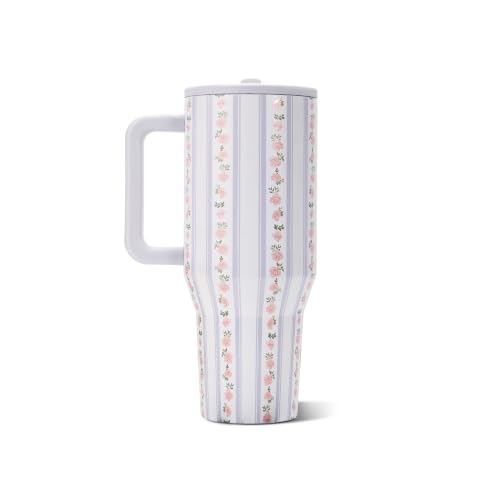 HydroJug Traveler 40oz, Insulated Tumbler with Handle & Straw, Primrose - color: Primrose, size: 40 Ounces