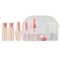 Travel Bottles Set - TSA Approved Leak Proof Squeezable Containers for Toiletries, Conditioner, Shampoo, Lotion & Body Wash Accessories (Upgraded-pink)