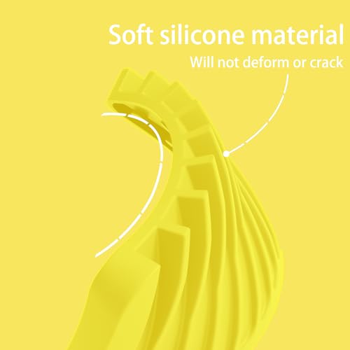 4-Pack Self Draining Soap Dish for Shower Bathroom Waterfall Silicone Soap Saver Tray Sponge Holder for Kitchen Sink Non-Slip Easy Clean (Yellow) - color: Yellow