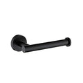 TASTOS Matte Black Toilet Paper Holder SUS304 Stainless Steel, Modern Round Tissue Roll Holders Wall Mount, Toilet Paper Roll Dispenser Bathroom 5 inch TP Holder for Kitchen Washroom - color: Matte Black