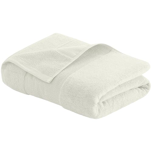 Modern Threads Air Cloud 6-Piece Towel Set - 100% Zero-Twist Cotton, 500 GSM, Quick Dry & Plush, Ivory - color: Ivory, size: 6 Pcs Towel Set