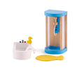 Hape Wooden Doll House Furniture Family Bathroom Set| Pretend Playset for Kid’s Wooden Dollhouse