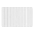 Pemberly Row 24x15 Modern Diatomite Stone Medium Bath Mat in White