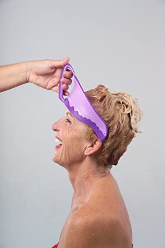 Shampoo Visor by Splash Guard, Comfort Seal Baby Bath Shampoo Shower Cap, Gentle Rinse and Shield Bath Hat for Toddlers and Babies, Protects Eyes, Ears, and Face - color: Blue