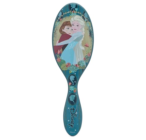 Wet Brush Original Detangler Hair Brush, Anna & Elsa (Disney Love), Ultra-Soft IntelliFlex Bristles, Detangling Bristles Glide Through Tangles (Wet Dry & Damaged Hair), Women & Men - color: Anna & Elsa
