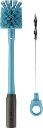 Owala 2-in-1 Water Bottle Brush Cleaner and Straw Cleaner Brush,Water-Bottle-Brush with Removable Head and Twist n Hide Straw-Brush,Smokey Blue,(Pack of 12) - size: One Size (Pack of 12)