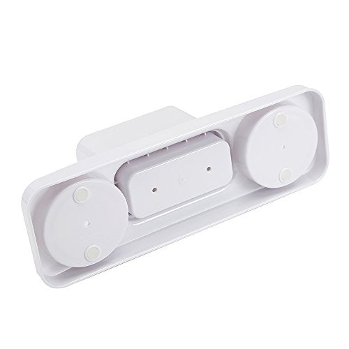 Eslite Bathroom Toothbrush Toothpaste Stand Organizer Plastic Storage Rack Set - color: Blue+green