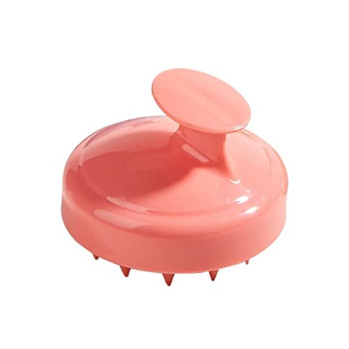 Hair Scalp Massager Silicone Scalp Scrubber Shampoo Brush for Hair Growth/Dandruff Removal,Head Massager Exfoliator Scalp (1x Red) - color: 1x Red