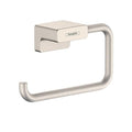 hansgrohe AddStoris Toilet Paper Holder Without Cover in Brushed Nickel, 41771820 - color: Brushed Nickel