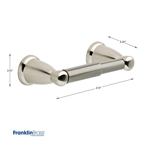 Franklin Brass 3-Piece Satin Nickel Bathroom Set Towel Rack, Ring, Toilet Paper Holder| Kinla Bath Accessories - color: Satin Nickel, style: 3-Piece Bath Accessory Set