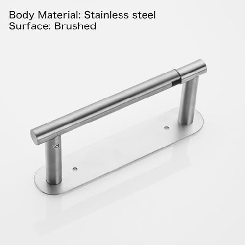Movable Toilet Paper Holder Brushed Roll Holder, Paper Towel Holder - color: Brushed