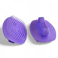 Detangler Hair Brush 2 Pack for Wet & Dry Hair (4×3 in) - Firm Bristle Shampoo Scalp Massage Brush for Shower - Pain-Free Detangling for Women, Men, Kids (Purple) - color: Purple