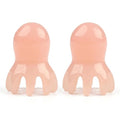 NIIIYTYB 2Pcs Head Massage Tool Scalp Massager Scraper for Deep Relaxation Acupressure Japanese Spa Hair Care Supplies Octopus Scalp Massager Home Office Travel Light Pink - color: Light Pink