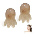 NIIIYTYB 2Pcs Head Massage Tools - Scalp Massager & Acupressure Massager for Deep Relaxation - color: Brown