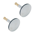 2Pcs Bathtub Drain Stopper Bathroom Bath Tub Sink Plug Replacement 43mm, Silver