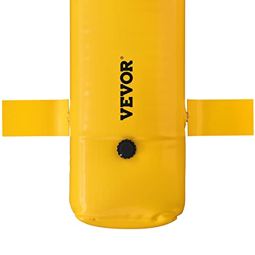 Flood Barrier for Home, 24 ft Length x 12 in Height Sandbag Alternative, Water Barrier for Flooding, Reusable PVC Water Diversion Tubes, Flood Prevention Barriers for Door, Garages - style: 24ft(l) *12(h)