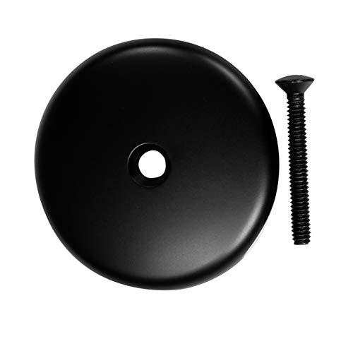 Westbrass Pull & Drain Sch. 40 PVC Bath Waste with One-Hole Top Elbow, Matte Black, D49721-62 - color: Matte Black, size: 1 Pack