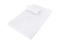 Classic Turkish Towels CTT - 2 Piece Bathroom Rugs Set, 100% Cotton Bath Mats, Comfy & Highly Absorbent Bathroom Floor Mats, Machine Washable | 20"x32" (White) - color: White