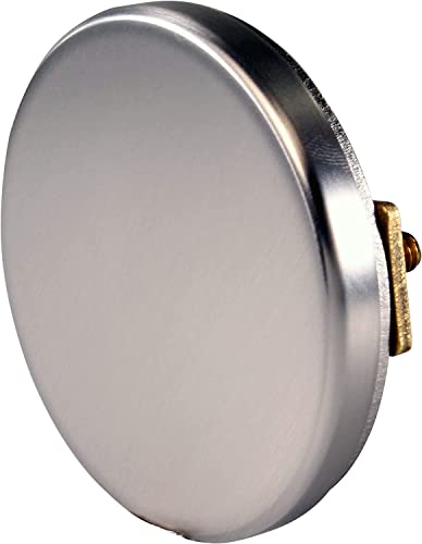 Westbrass D980R-2-20 Floating No-Hole Bath Waste Overflow Faceplate and Adaptor, Stainless Steel (2-Pack) - color: Stainless Steel, size: 2 Pack