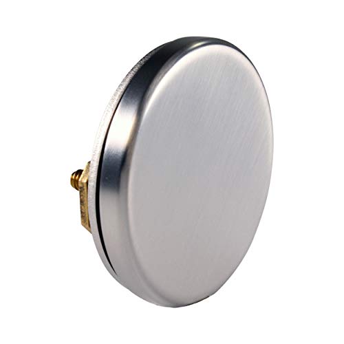 Westbrass Floating No-Hole Overflow Faceplate, Satin Nickel, D980R-07 - color: Satin Nickel, size: 1 Pack