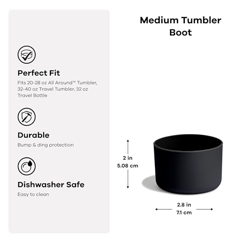Hydro Flask Tumbler Boot – Bottom Protector Sleeve – Silicone Tumbler Accessory Medium Nectar Orange - color: NECTAR ORANGE, style: Medium (Fits 32-40 Oz Tumblers)