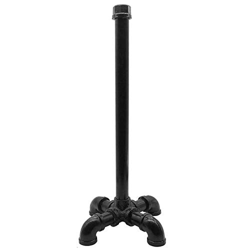 MINCORD Paper Towel Holder Rustic Industrial Standing Pipe Toilet Roll Tissue Holder, Farmhouse Countertop Vintage Pipe Paper Towel Holder for Kitchen, Bathroom, Home, Living Dining Room