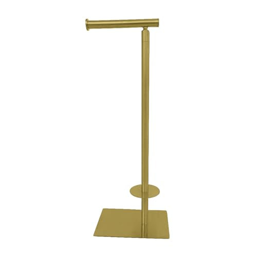 Kingston Brass CC8007 Claremont Freestanding Toilet Paper Holder, Brushed Brass - color: Brushed Brass