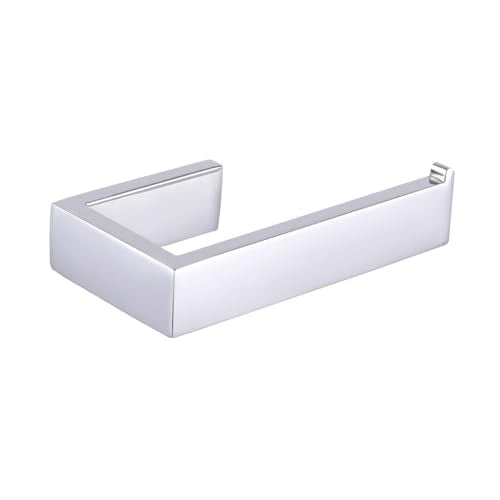 GERZWY Polished Stainless Steel Toilet Paper Holder Paper Towel Dispenser Tissue Roll Hanger Wall Mounted HG1718-JG - color: Polished