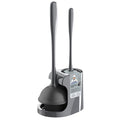 MR.SIGA Toilet Plunger and Bowl Brush Combo for Bathroom Cleaning, Gray, 1 Set - color: Gray