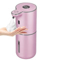 OHIFAST Automatic Foaming Soap Dispenser Touchless, USB Rechargeable Smart Hand Soap Dispenser, 6-Level Adjustable, 12.8oz/380mL Wall Mounted for Bathroom Kitchen Dish Soap-Rose Gold - color: Rose Gold, style: Foam