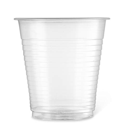 [100 Count] PlastiMade 5 Oz Clear Plastic Disposable Reusable Drinking Cups For Home, Office, Wedding, Events, Parties, Take Out, Water, Juice, Soda, Beer Cocktails 1 Pack - color: 1 Pack, size: 5 Ounces