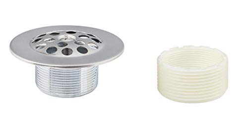 Artiwell Trip Lever Tub Trim Kit Set With Trip Lever Overflow Face Plate, Trip Lever Bathtub Drain with Strainer, Overflow and Matching Screws (BRUSHED NICKEL) - color: Brushed Nickel