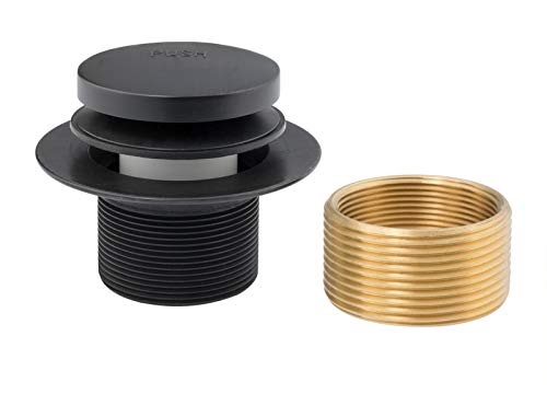 Artiwell Tip-Toe Bathtub Drains Trim Set with Two-Hole Overflow Faceplate, Replacement Bath Drain Trim Kit with 2-Hole Overflow Faceplate and Universal Fine/Coarse Thread (Oil Rubbed Bronze) - color: Orb