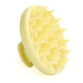 Meartchy Silicone Scalp Massager, Scalp Scrubber for Hair Growth with Soft Bristles, Scalp Exfoliator Brush Dandruff Removal Shampoo Brush for Wet Dry Scalp Care (Light Yellow) - color: Light Yellow