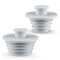 Aluvor Bathtub Stopper Drain Plug Bathroom Tub Plug Sink Stopper 2pcs | Silicone Bathtub Drain Plug Tub Drain Stopper Washbasin Stopper - color: Gray, size: Large+Small