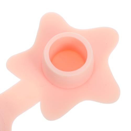 BESPORTBLE 6pcs Pink Silicone Bathtub Drain Stoppers for Babies – Anti-Overflow Water Plug Bath Accessories Set with Fixed Seal for Bathtubs