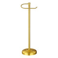 Gold Toilet Paper Holder Free Standing, 25" H 304 Stainless Steel Toilet Paper Stand for Bathroom，Weighted Base Floor Tissue Roll Holder,Toilet Roll Stand - color: Gold