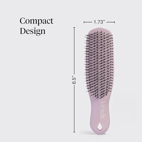 Kitsch Scalp Renewal Brush - Exfoliating & Scalp Massager for Hair Growth, Gentle Head Massage Brush to Remove Buildup, Boost Circulation & Relaxing Head Scrubber for Washing Hair - Soft Violet - color: Soft Violet