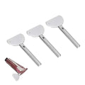 3Pcs Silver Stainless Steels Metal Tube Squeezer Keys Salon Toothpaste Tube Squeezers Toothpaste Roller, Rolling Toothpaste Squeezer, Bathroom Safety, Aids and Accessories