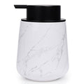 Bosilunlife Hand Soap Dispenser - Marble Lotion Dispenser 12Oz Ceramic Soap Dispenser Bathroom Refillable Liquid Pump Dispenser for Bathroom Kitchen Dispenser for Dish Soap with Easy-to-Press Pump - color: Marble