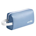 usmile Travel Case for Electric Toothbrush & Water Flosser – Water-Resistant PU Leather Hanging Toiletry Bag, Fits C10, C30, P10S, Y10PRO, Y20PRO, Ideal for Travel, Gym & School(Blue) - color: Blue