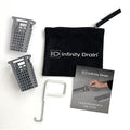 Infinity Drain HMK-38-2A Hair Maintenance Kit. Includes maintenance guide, AKEY Lift-out key, and (2) HB 32 Hair Baskets.