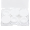EASYEAH T-Shaped Silicone Rubber Hole Plug 29 mm/1-1/8 in Soft Flexible Rubber Stopper Tube End Cap Cover Waterproof Sealing Hole Plugs for Bottles Pipes, White, 6 Pcs - size: 29mm(1.125")
