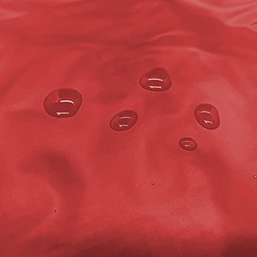 ELEBOX Premium Collection Super Jumbo Shower Cap Red - color: Red
