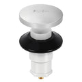 1 Pack 1068204 Bathtub Drain Stopper Replacement and Cover Compatible with Kohler Bathtub K-7272 K-7271 K-7259 K-7265, Bathroom Pop Up Tub Drain Stopper with 3/8'' Thread Studs (Chrome Cover) - color: Chrome Cover