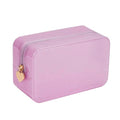 PVC Jelly Travel Makeup Bag,Waterproof Cosmetic Bag/Case with Zipper, Toiletry SPF Bag for Sunscreen, Skincare, and Daily Essentials (07Small Ballet Pink) - color: 07Small Ballet Pink